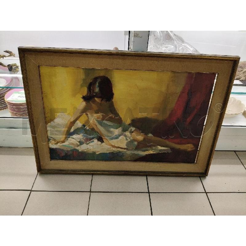QUADRO OLIO NUDO FEMMINILE RIP LONGI  | Mercatino dell'Usato Roma talenti 1