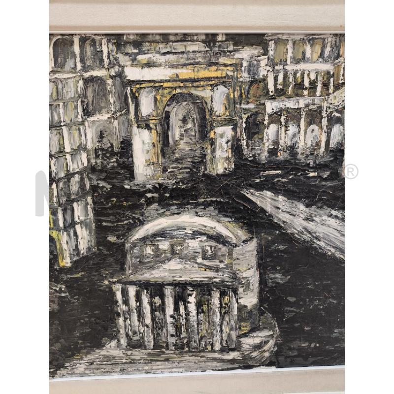 QUADRO OLIO PANTHEON | Mercatino dell'Usato Roma talenti 2