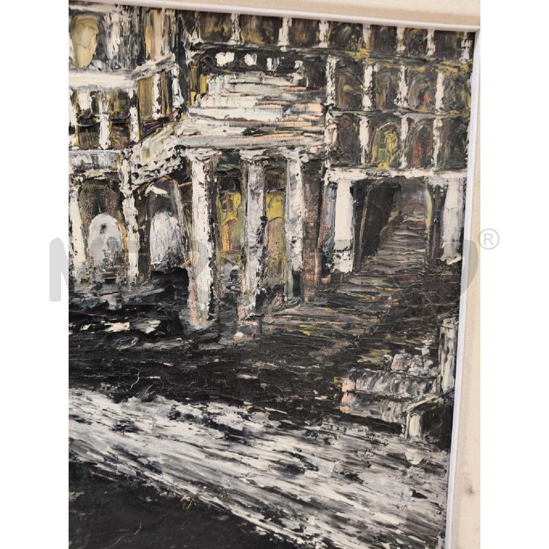 QUADRO OLIO PANTHEON | Mercatino dell'Usato Roma talenti 3