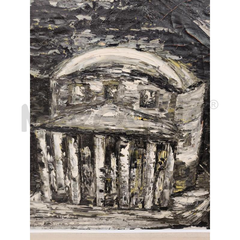 QUADRO OLIO PANTHEON | Mercatino dell'Usato Roma talenti 4