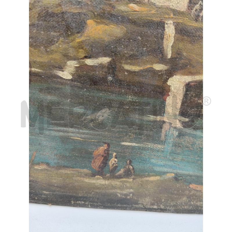 QUADRO OLIO PLACCA SCORCIO PERSONAGGI  | Mercatino dell'Usato Roma talenti 2