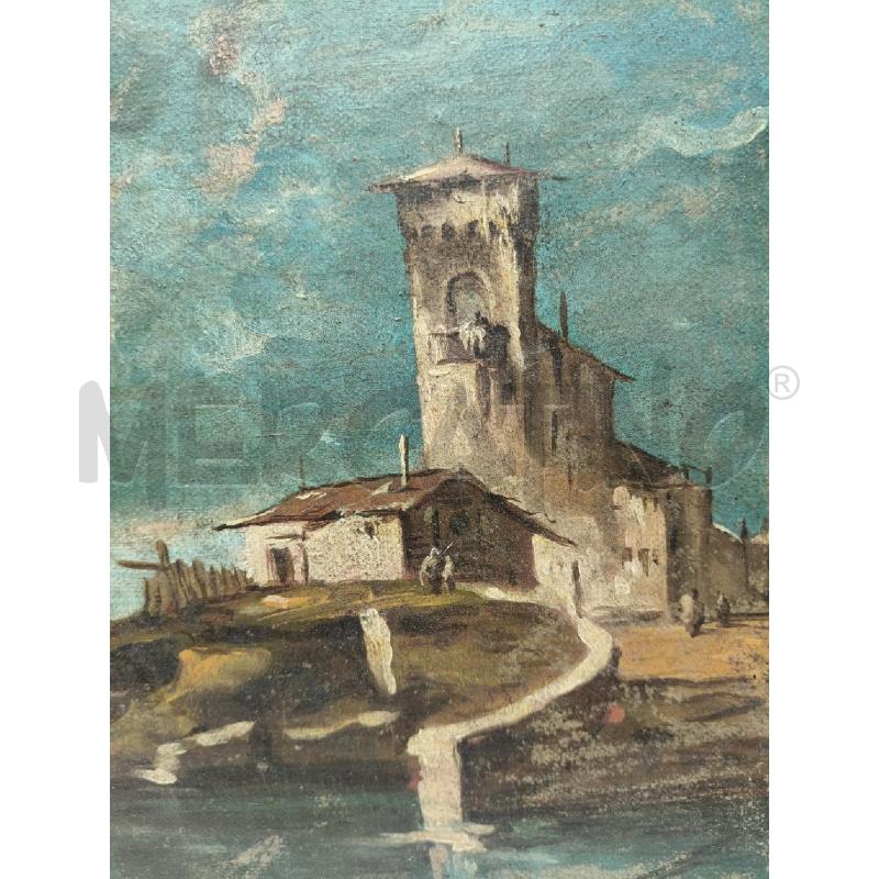 QUADRO OLIO PLACCA SCORCIO PERSONAGGI  | Mercatino dell'Usato Roma talenti 4