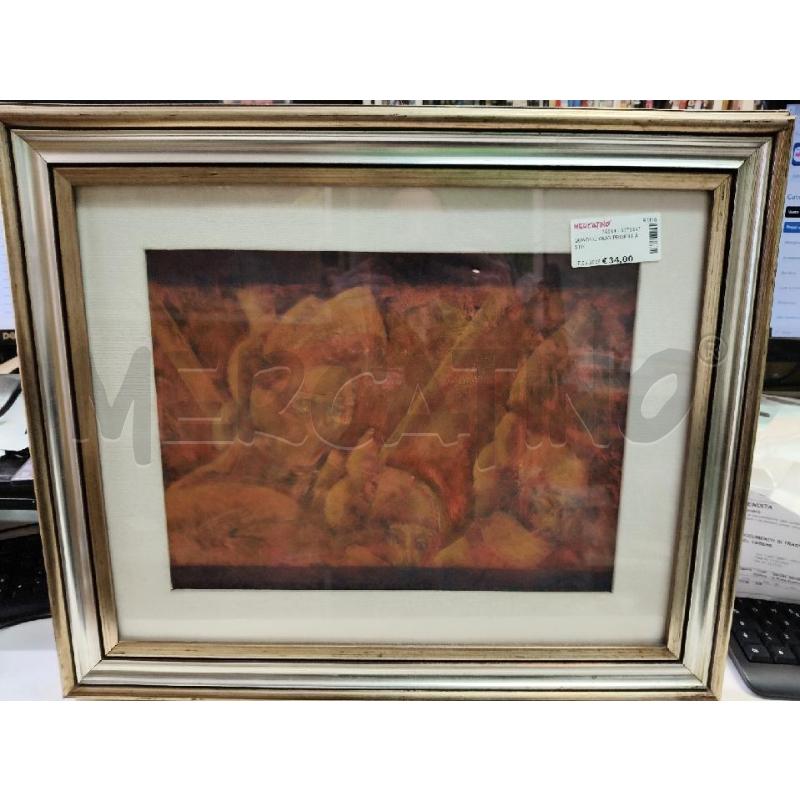 QUADRO OLIO PROFILI ASTR  | Mercatino dell'Usato Roma talenti 1