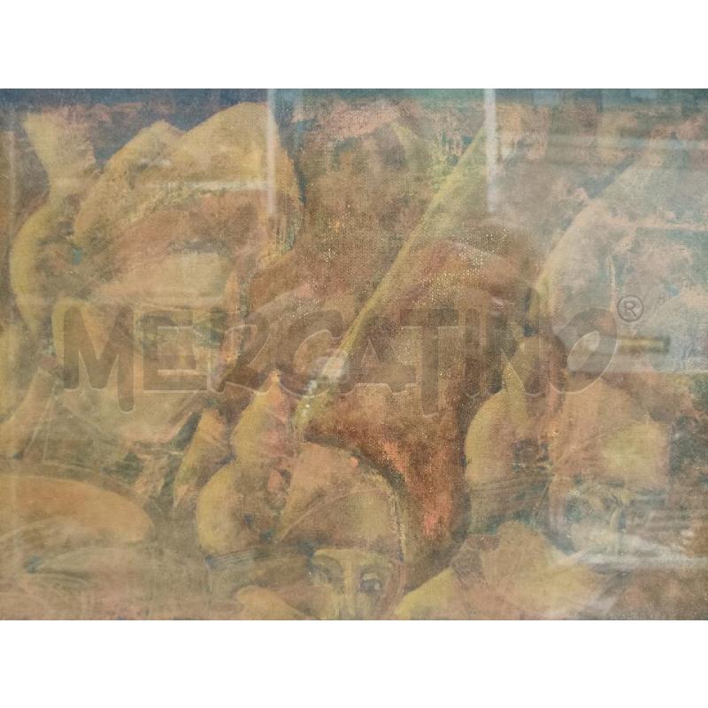 QUADRO OLIO PROFILI ASTR  | Mercatino dell'Usato Roma talenti 4