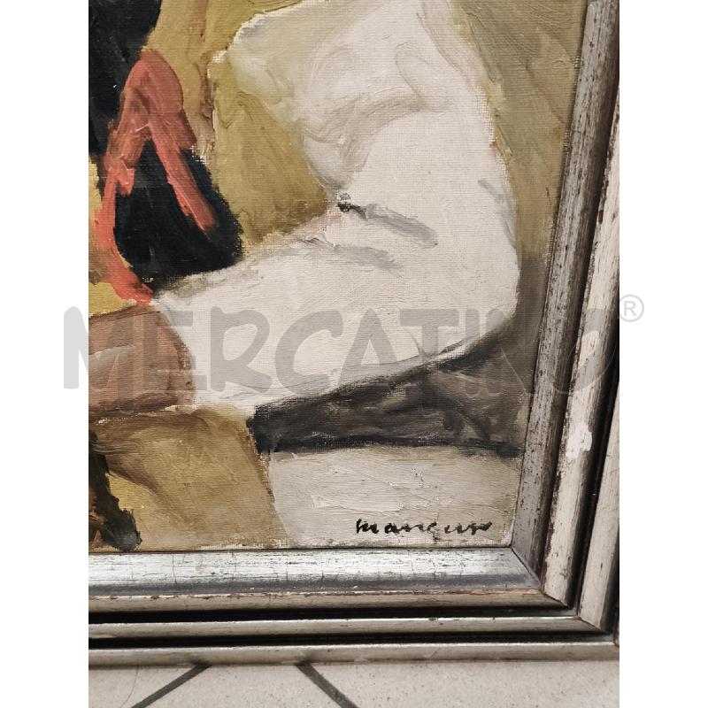 QUADRO OLIO PROFILO FEMMINILE RIP MANCUSO  | Mercatino dell'Usato Roma talenti 2