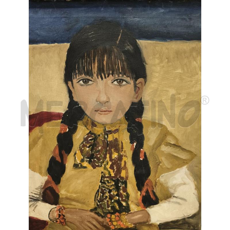 QUADRO OLIO PROFILO FEMMINILE RIP MANCUSO  | Mercatino dell'Usato Roma talenti 3