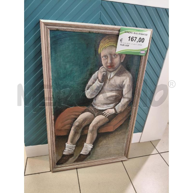 QUADRO OLIO RITRATTO  | Mercatino dell'Usato Roma talenti 1