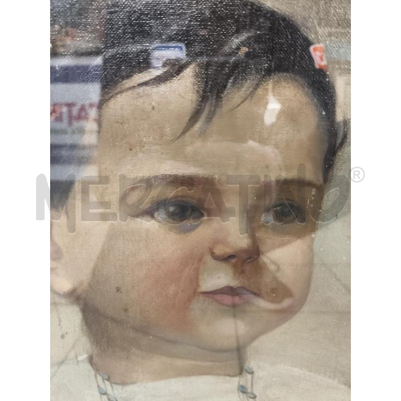 QUADRO OLIO RITRATTO BIMBA RP  | Mercatino dell'Usato Roma talenti 2