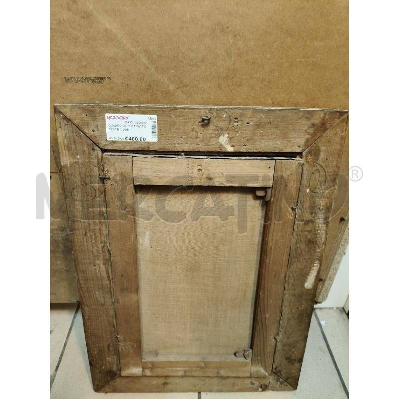 QUADRO OLIO RITRATTO FRATE C DOR  | Mercatino dell'Usato Roma talenti 5