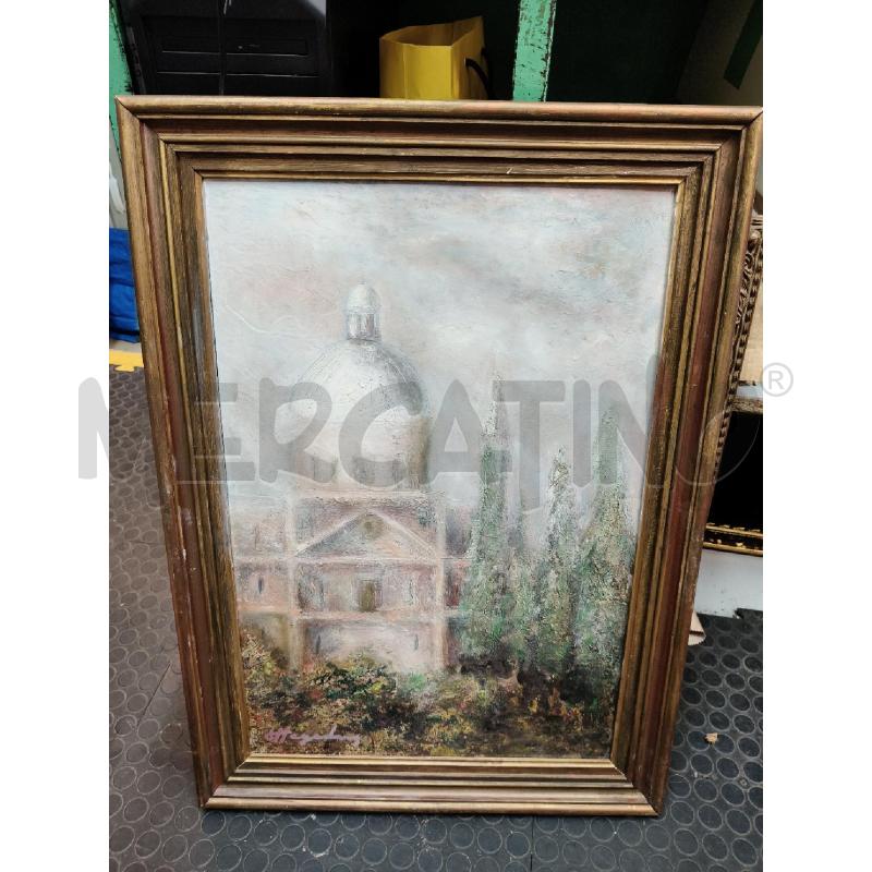 QUADRO OLIO SCORCIO CUPOLA  | Mercatino dell'Usato Roma talenti 1
