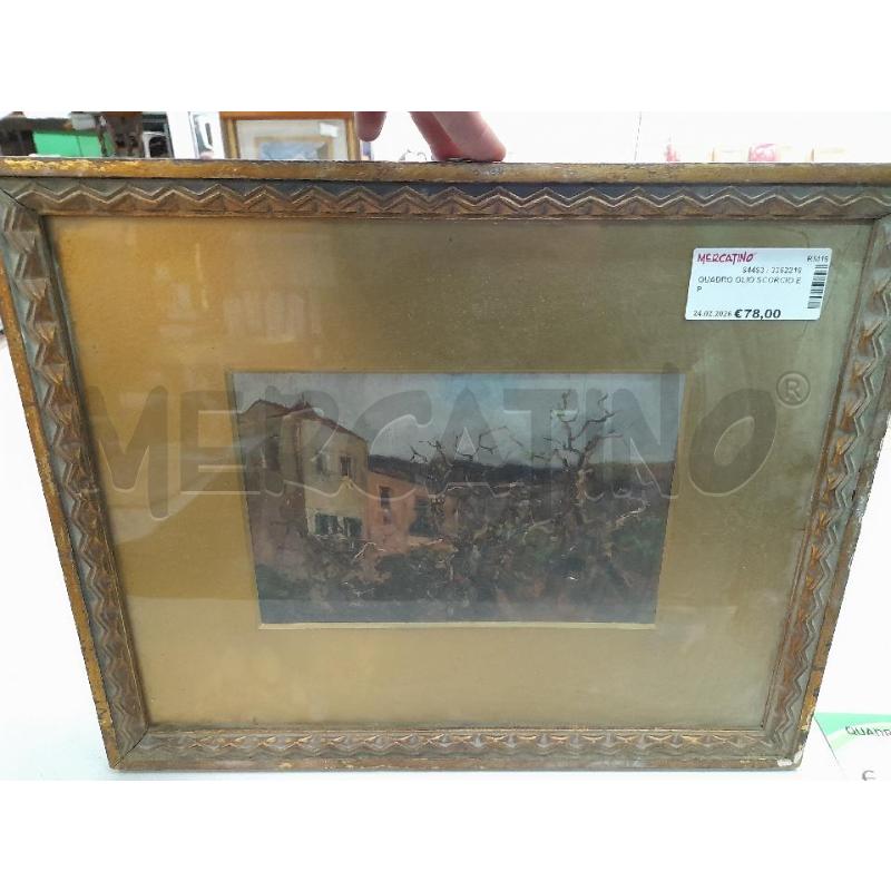 QUADRO OLIO SCORCIO EP  | Mercatino dell'Usato Roma talenti 1