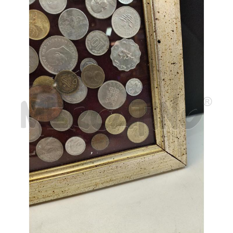 QUADRO RETTANGOLARE MONETE VARIO | Mercatino dell'Usato Roma talenti 4