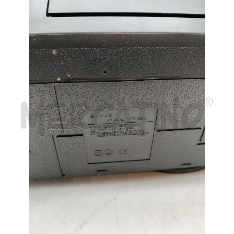 RADIO CASSETTE SONY CFS-B2 1L | Mercatino dell'Usato Roma talenti 3