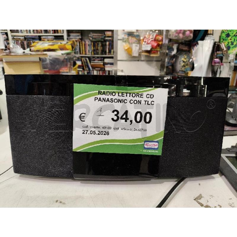 RADIO LETTORE CD PANASONIC CON TLC | Mercatino dell'Usato Roma talenti 1