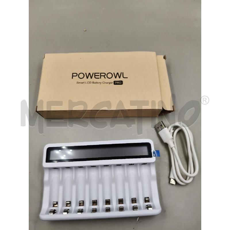 RICARICATORE PILE POWEROWL | Mercatino dell'Usato Roma talenti 2