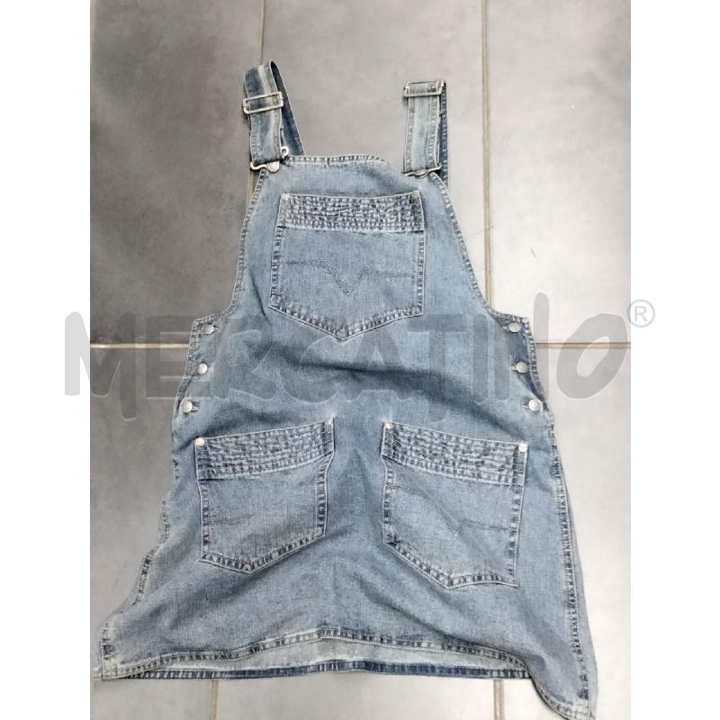 SALOPETTE GONNA DENIM VERSACE VINT BRET BOTTONI MEDUSA | Mercatino dell'Usato Roma talenti 1