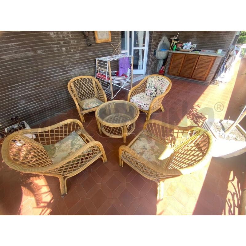 SALOTTO BAMBOO 5PZ DA RIV | Mercatino dell'Usato Roma talenti 1