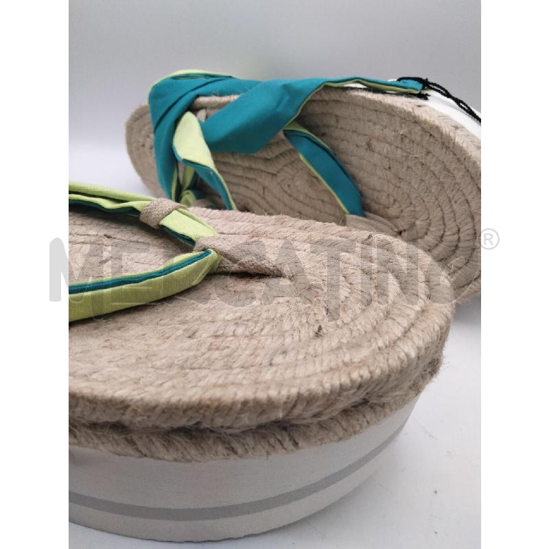 SANDALI MAXI PLATFORM OBAG FASCIA INFRAD VER | Mercatino dell'Usato Roma talenti 4
