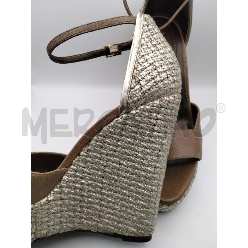SANDALI ROBERTO CAVALLI FASCIA TORT /ZEPPA INTRECCIO ZEPPA  | Mercatino dell'Usato Roma talenti 2