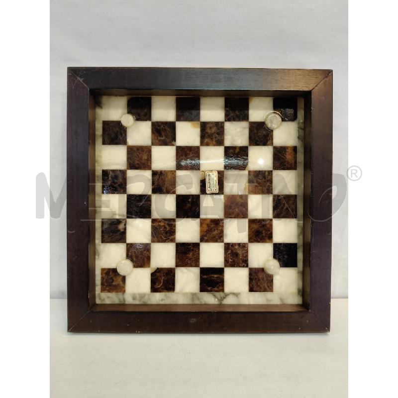 SCACCHIERA MARMO CORNICE LEGNO | Mercatino dell'Usato Roma talenti 2