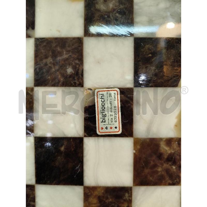 SCACCHIERA MARMO CORNICE LEGNO | Mercatino dell'Usato Roma talenti 3