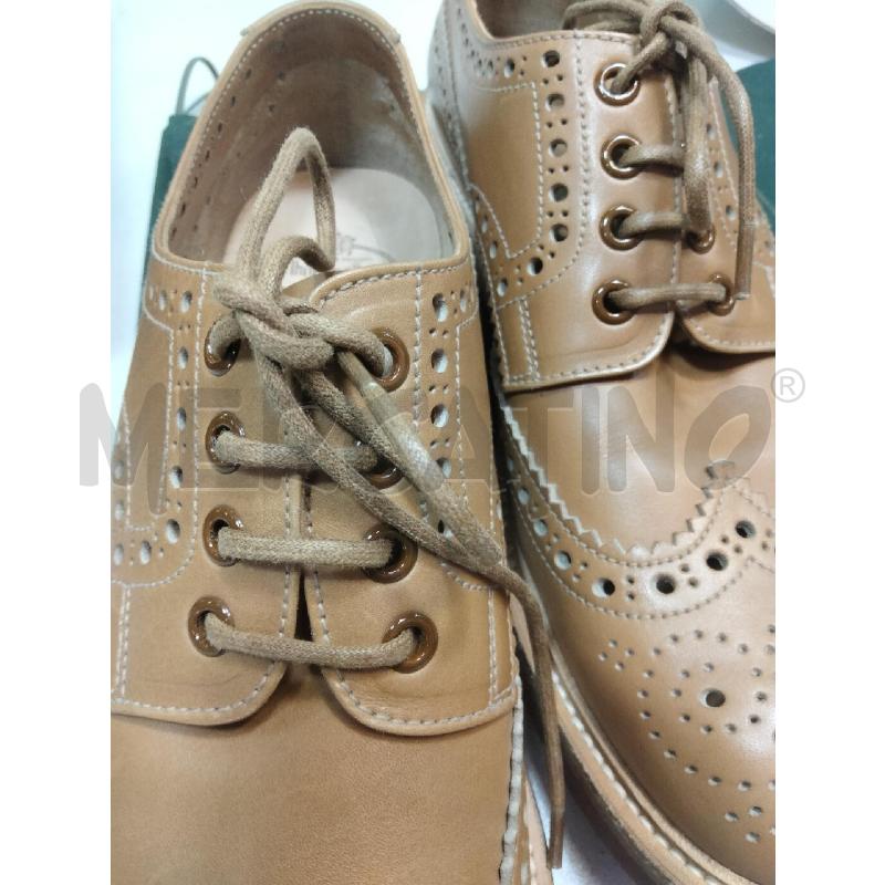 SCARPE CHURCH'S MC PHERSON ALLACCIATO BUCATURE MARRONE  | Mercatino dell'Usato Roma talenti 4