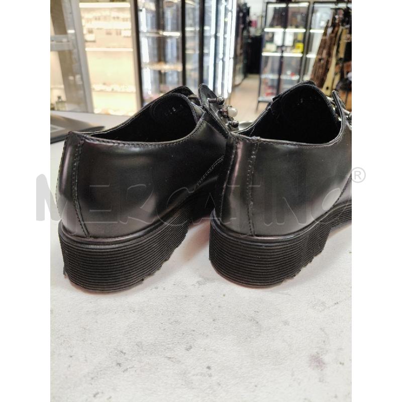 SCARPE DERBY D CULT NERO LACCI MET PERLE  | Mercatino dell'Usato Roma talenti 3