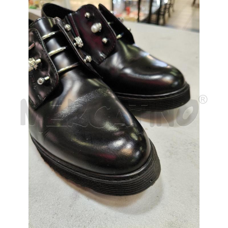 SCARPE DERBY D CULT NERO LACCI MET PERLE  | Mercatino dell'Usato Roma talenti 5