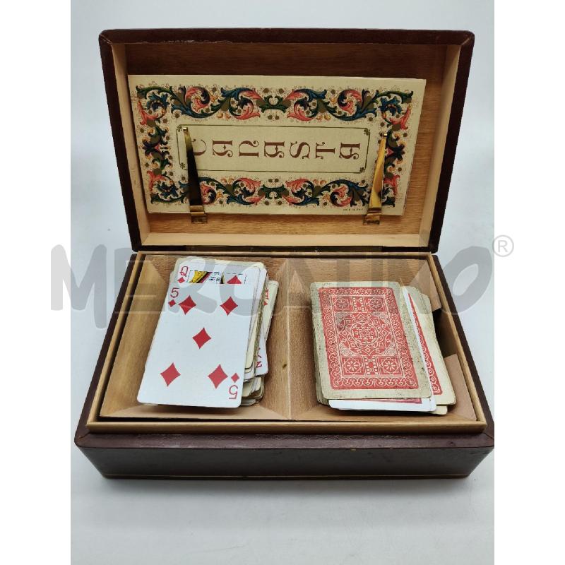 SCATOLA CARTE CANASTA CON SEGNIAPUNTI | Mercatino dell'Usato Roma talenti 2