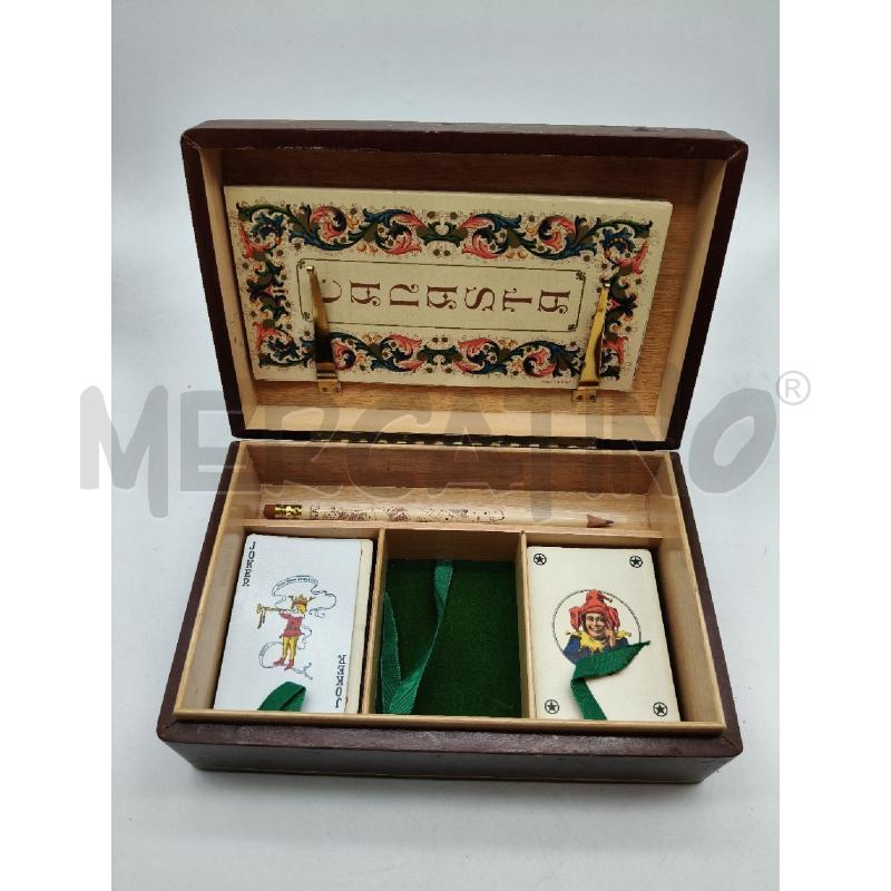 SCATOLA CARTE CANASTA CON SEGNIAPUNTI | Mercatino dell'Usato Roma talenti 3