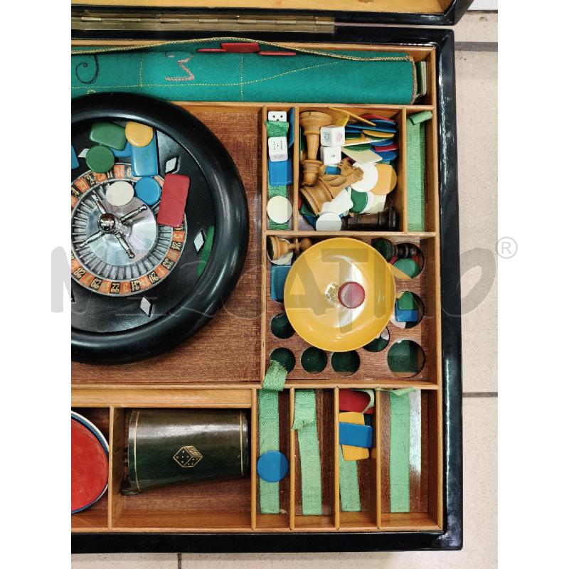 SCATOLA FICHES ROULETTE SCACCHI GRANDE | Mercatino dell'Usato Roma talenti 4