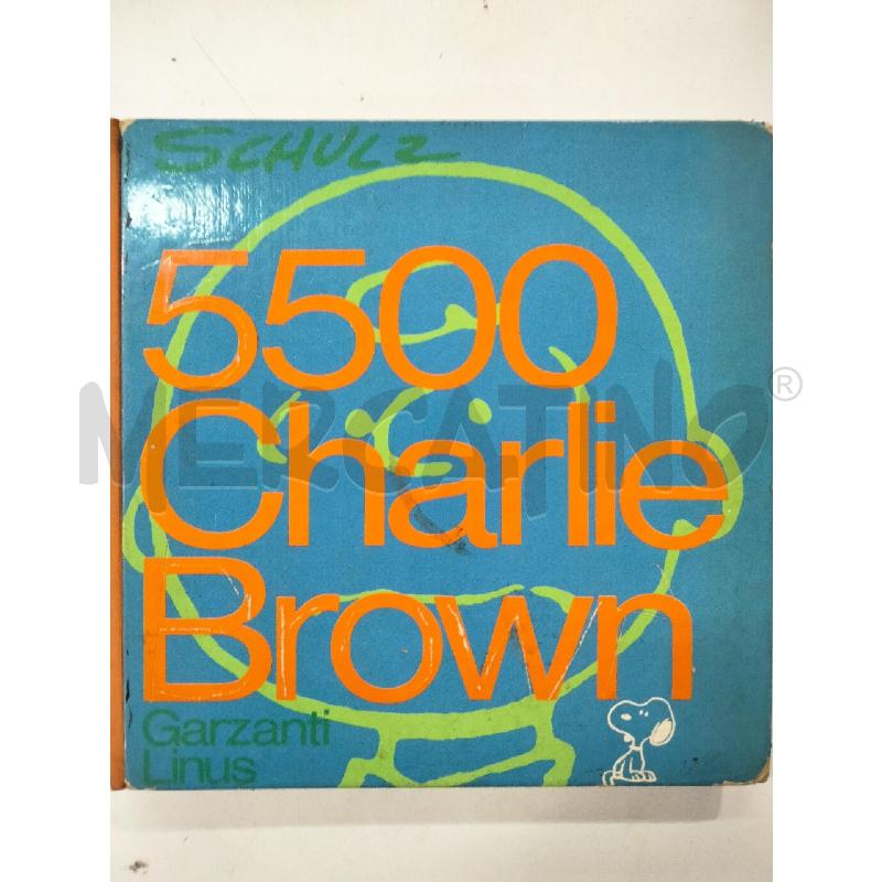 SCHULZ: 5500 CHARLIE BROWN (1°ED GARZANTI 1971) | Mercatino dell'Usato Roma talenti 1