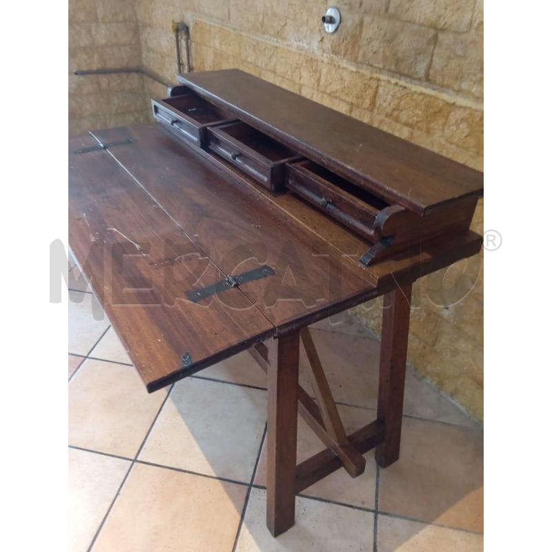 SCRITTOIO LEGNO ARTE POVERA DA RIV | Mercatino dell'Usato Roma talenti 3