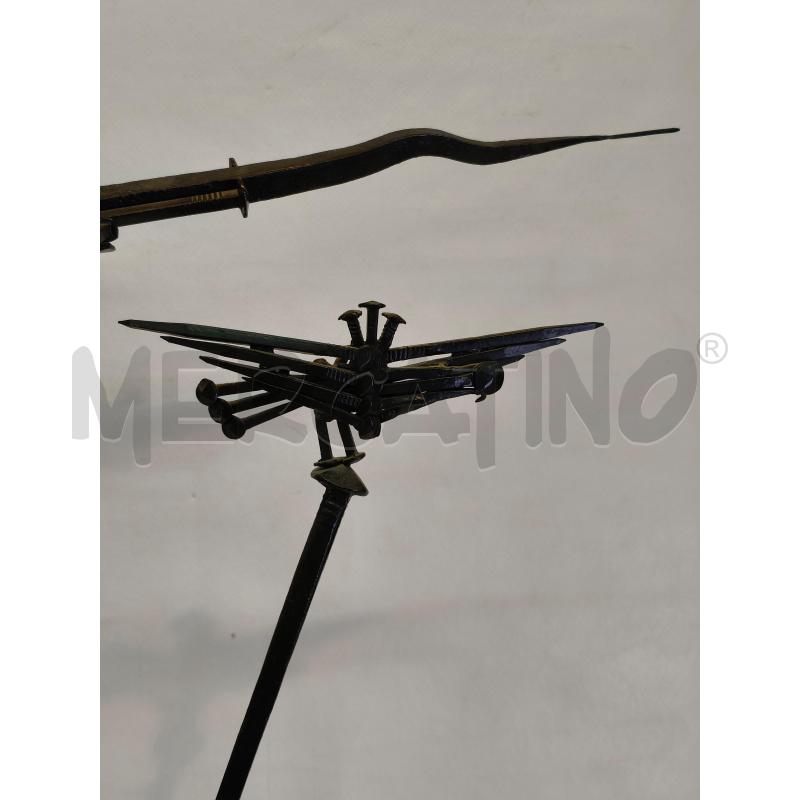 SCULTURA CHIODI FERRO BATT  | Mercatino dell'Usato Roma talenti 3
