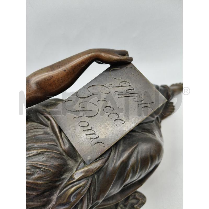 SCULTURA DONNA BRONZO | Mercatino dell'Usato Roma talenti 3