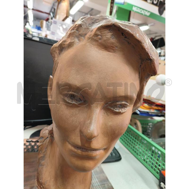 SCULTURA PROFILO TERRACOTTA  | Mercatino dell'Usato Roma talenti 2