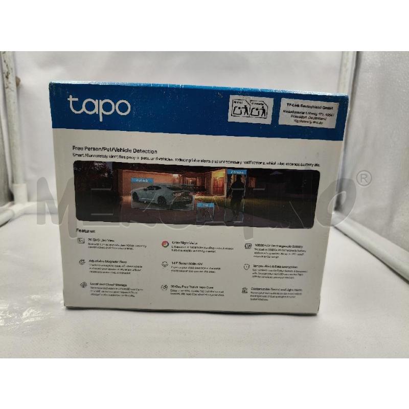 SECURITY CAMERA TAPO 2K QHD | Mercatino dell'Usato Roma talenti 3