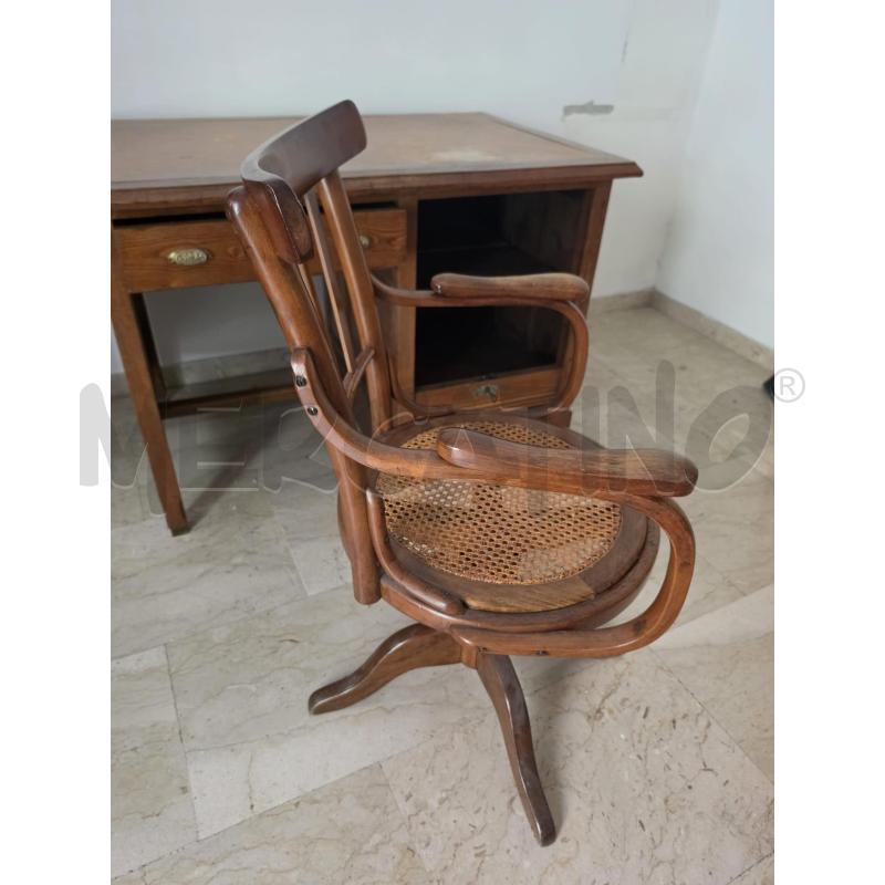 SEDIA GIREVOLE LEGNO T/THONET | Mercatino dell'Usato Roma talenti 2