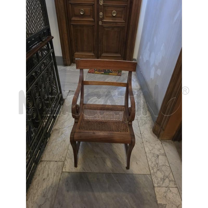 SEDIA LEGNO SCALA PAGLIA DI VIENNA | Mercatino dell'Usato Roma talenti 1