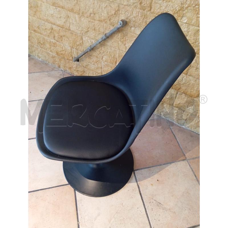 SEDIA PLASTICA NERA | Mercatino dell'Usato Roma talenti 2