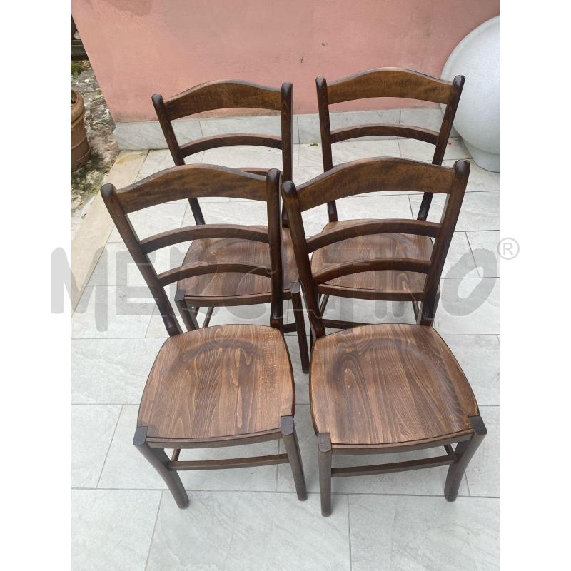 SEDIE 4PZ. LEGNO | Mercatino dell'Usato Roma talenti 1