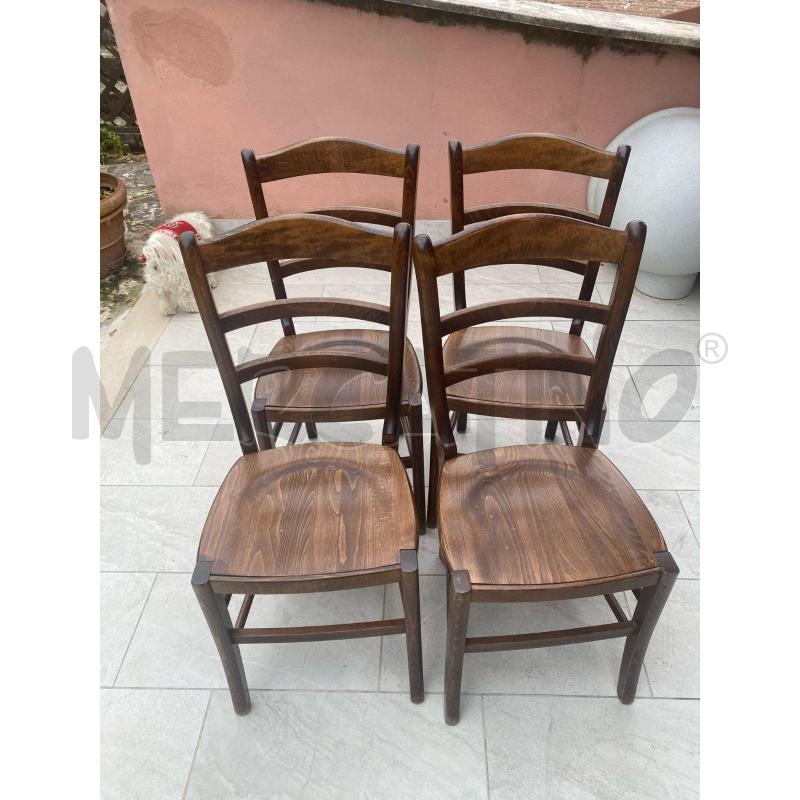 SEDIE 4PZ. LEGNO | Mercatino dell'Usato Roma talenti 2