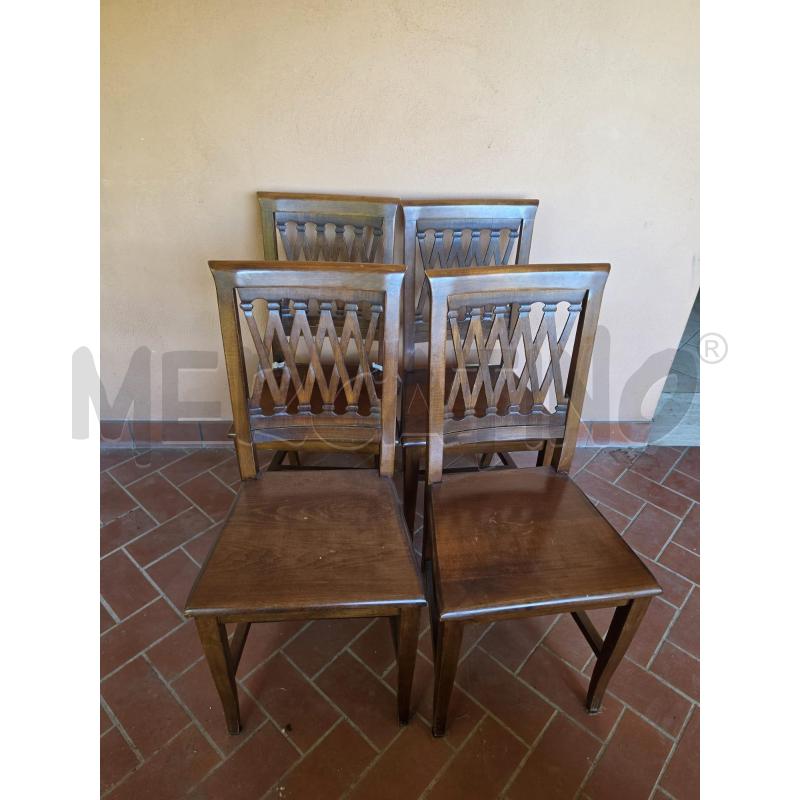 SEDIE 4PZ. LEGNO | Mercatino dell'Usato Roma talenti 1