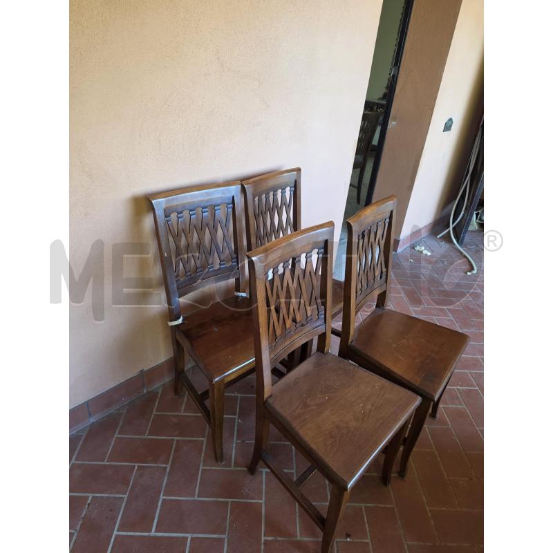 SEDIE 4PZ. LEGNO | Mercatino dell'Usato Roma talenti 2