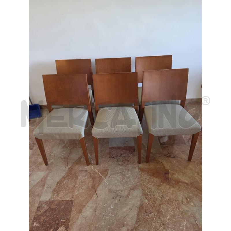 SEDIE 6PZ. CILIEGIO CALLIGARIS | Mercatino dell'Usato Roma talenti 1
