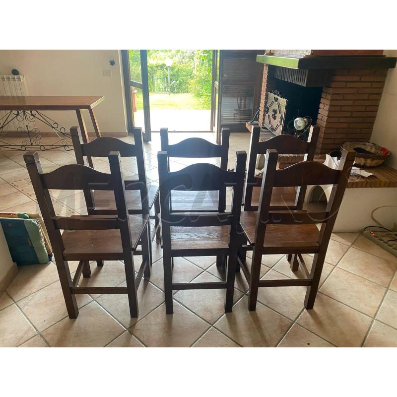 SEDIE 6PZ. LEGNO | Mercatino dell'Usato Roma talenti 2