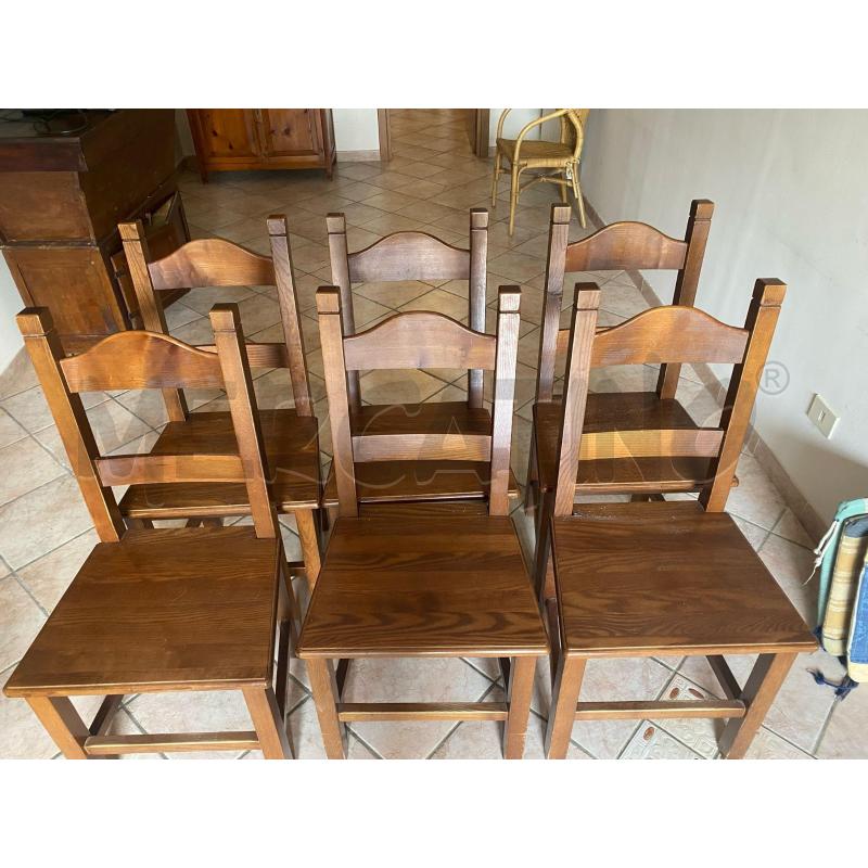 SEDIE 6PZ. LEGNO | Mercatino dell'Usato Roma talenti 3