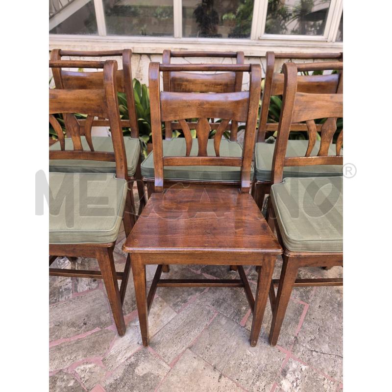 SEDIE 6PZ. LEGNO | Mercatino dell'Usato Roma talenti 4