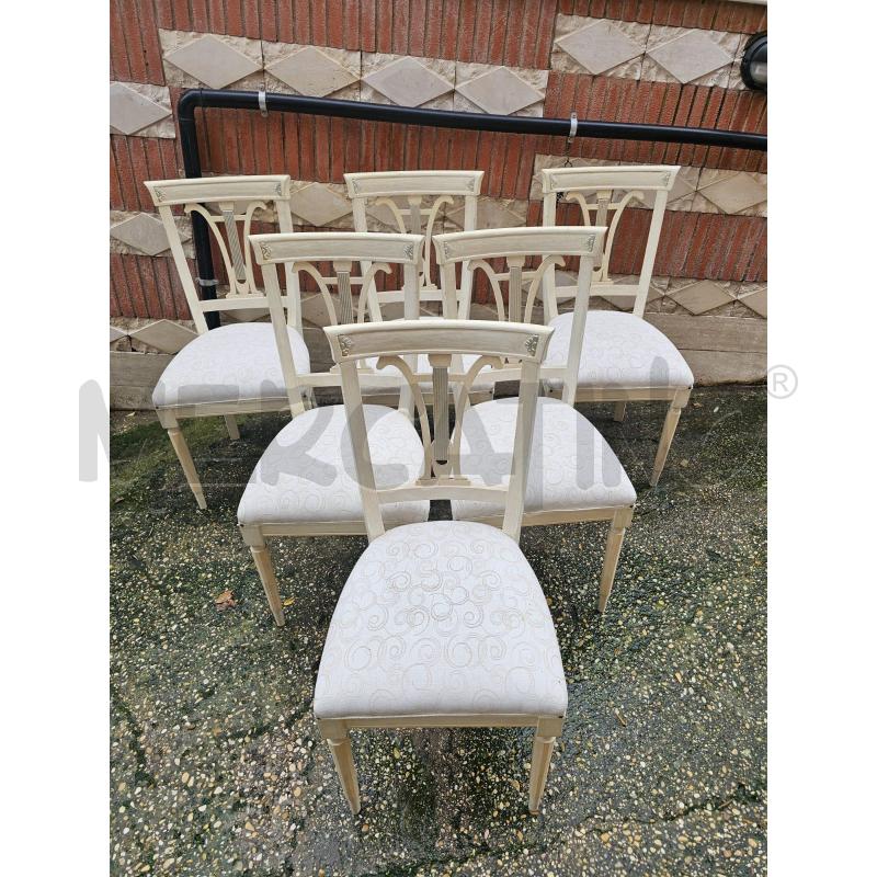 SEDIE 6PZ. LEGNO BEIGE | Mercatino dell'Usato Roma talenti 1