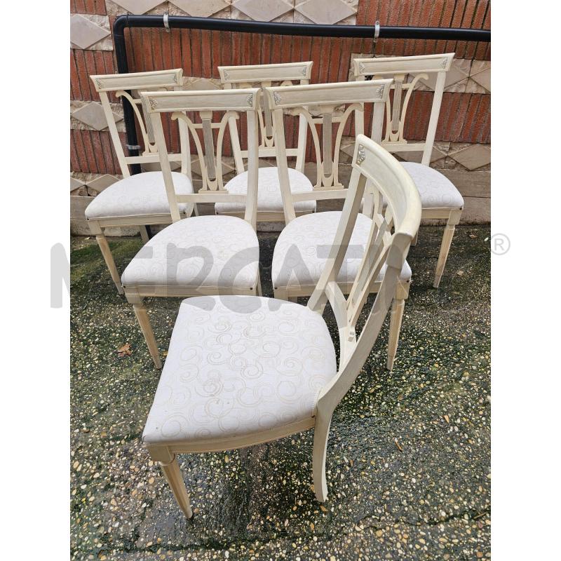 SEDIE 6PZ. LEGNO BEIGE | Mercatino dell'Usato Roma talenti 2